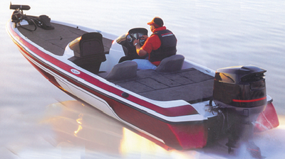 Carver Covers 77217S-11 Sun-DURA Boat Cover for 17.5' Wide Style Bass Boats