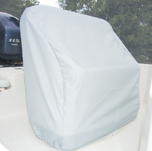 Carver Covers 84012F-10 Poly-Flex II Universal Reversible Boat Seat Cover Grey