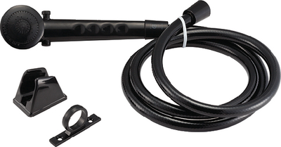 Dura Faucet DFSA130MB Economy Single Function Shower Wand & Hose Kit Matte Black