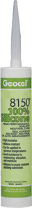Geocel GC68125 8150 100% Silicone Neutral Cure Sealant Clear 10.3 Oz
