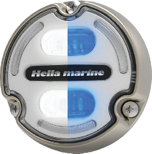 Hella 016147-101 Apelo A2 Underwater Marine LED Light White/Blue Bronze