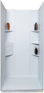 Icon 15228 Rectangular Shower Modular Surround Kit for RV