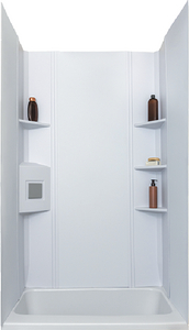 Icon Pistons 15229 Bathtub Surround Modular Kit with Trimmable Panels