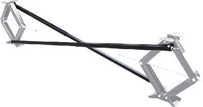 MOR/ryde SP54181 X-Brace Stabilizer for RV Scissor Jacks