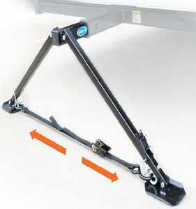MOR/ryde SP54182 X-Brace Hitch Mount Stabilizer for RV 5th Wheels and Motorhomes