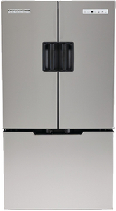 Norcold N15DCIMSS 15 Cu Ft DC Compressor Refrigerator with Icemaker Stainless Steel