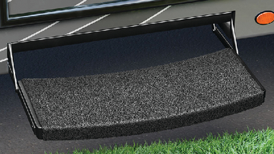 Prest-O-Fit 20222 Trailhead RV Step Rug 22" Wide Harbor Gray