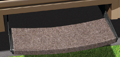 Prest-O-Fit 20391 Outrigger Universal RV Step Rug 22 Inch Walnut Brown