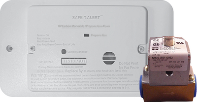 MTI Industries 25742RWTTRKIT Dual LP/CO Alarm with Trim Ring & Solenoid