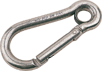 Sea-Dog Line 151085 Stainless Steel Snap Hook with Eye Insert 3-1/8"