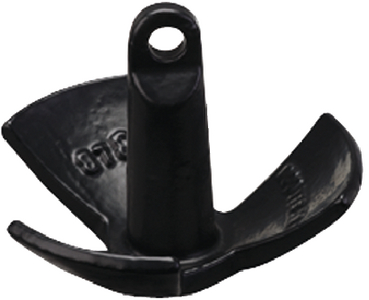Sea-Dog Line 314272 Cast Iron River Anchor with Black Vinyl Coating, 13 lbs