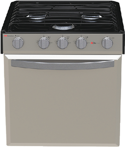 Suburban Mfg 3509A 17" RV Range with Stainless Steel Door and Piezo Ignition