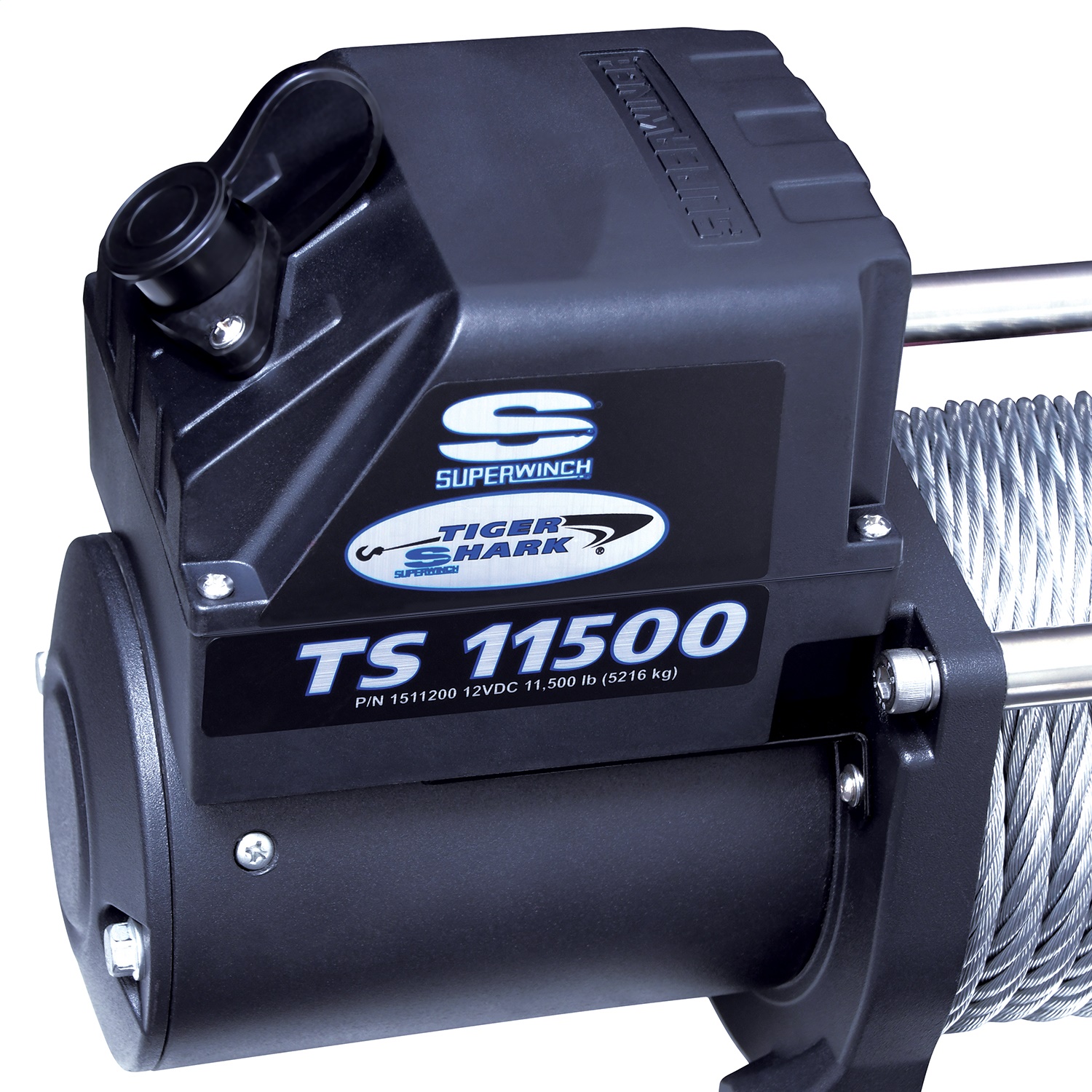 Picture of Superwinch 1511200 Tiger Shark 11500 lb Electric Winch