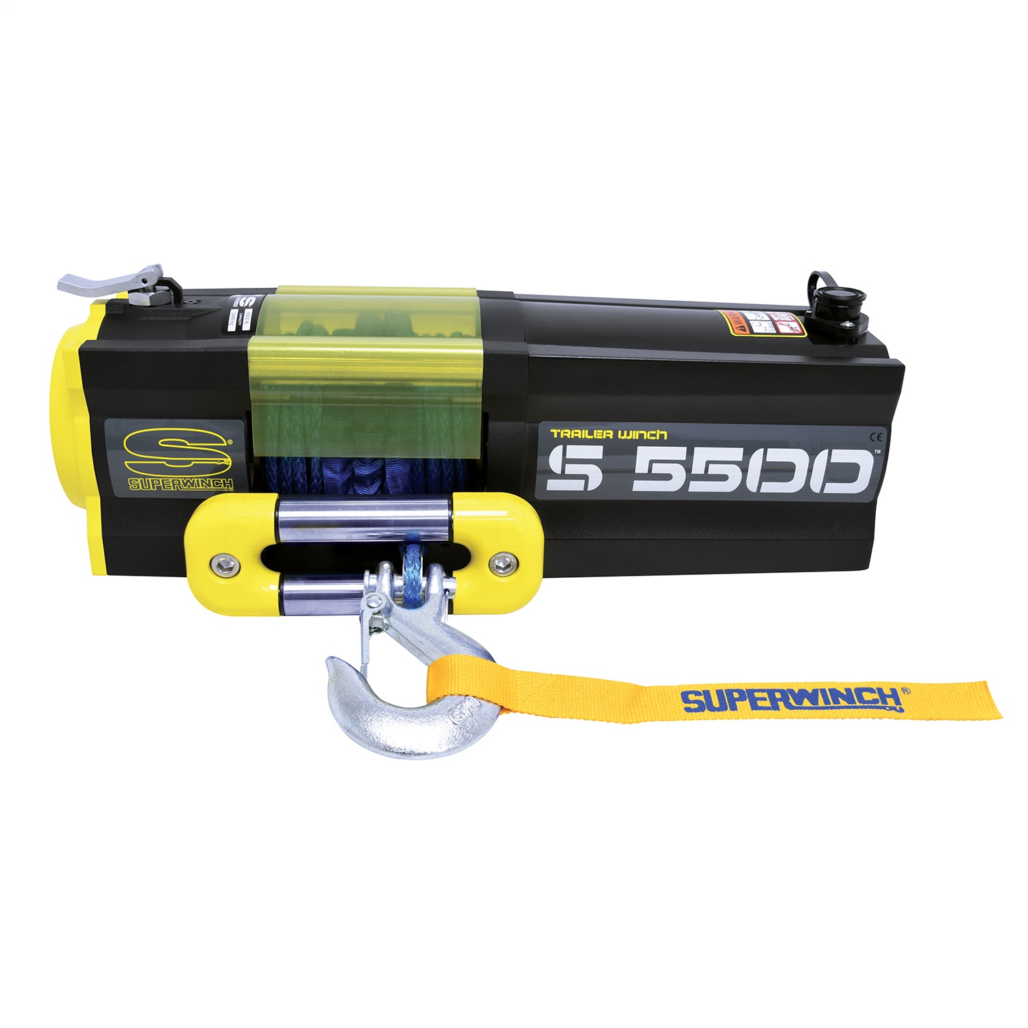 Picture of Superwinch 1455201 S5500 Series Synthetic Rope Trailer Winch 5500 lbs