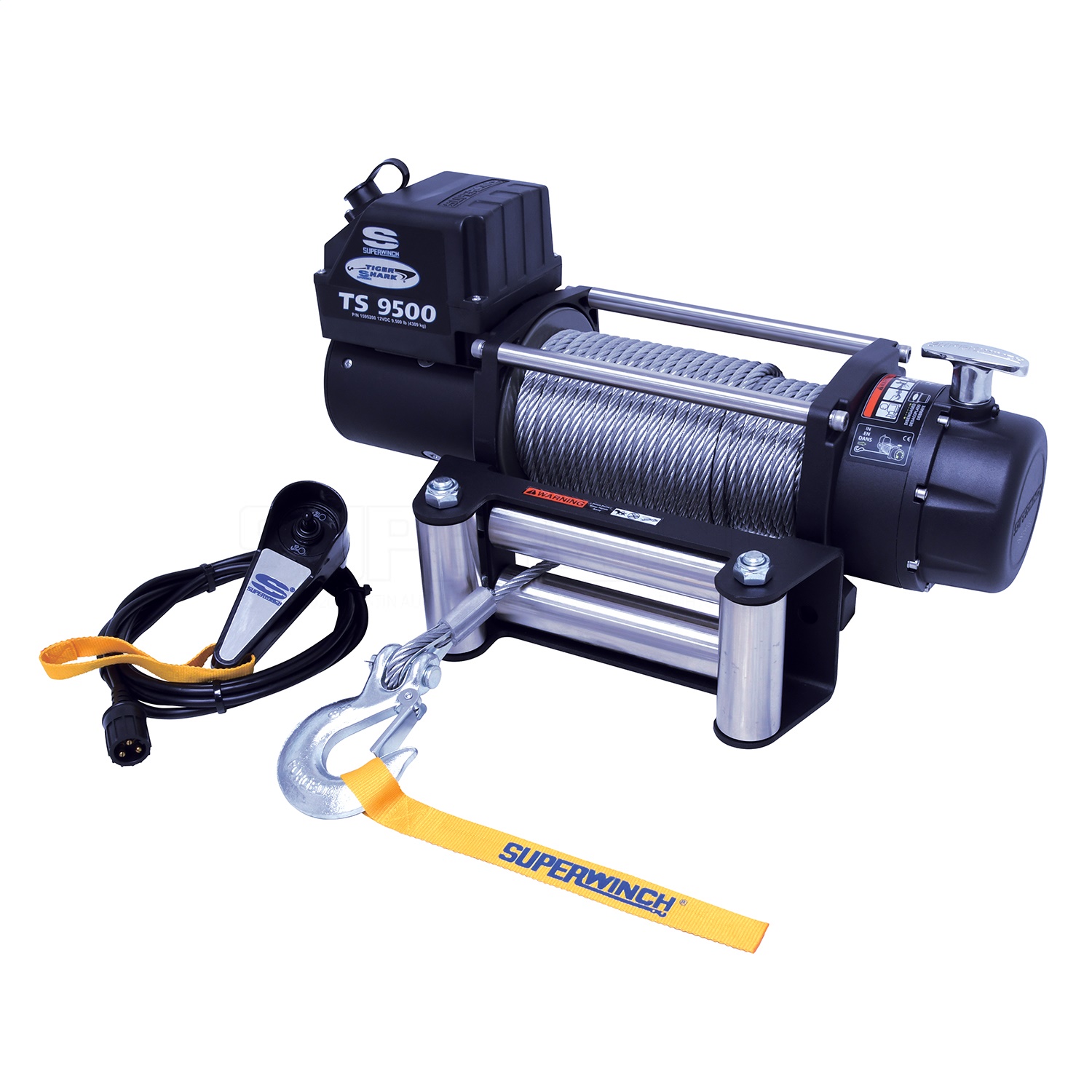Superwinch 1595200 Tiger Shark 9500 lb Electric Winch