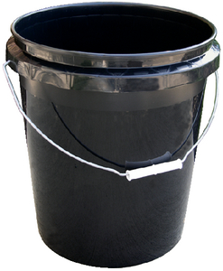 Encore 1000534 5 Gallon Plastic Industrial Pail Black