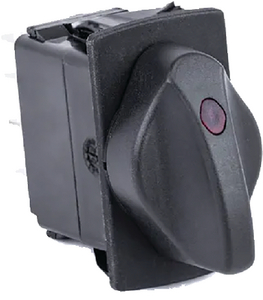 Sierra RS20020 Contura Rotary Switch ON-OFF-ON with Red Indicator Light