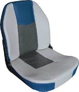 Wise Seating 33401789 Quantum Series Fold Down Seat Mariner Blue Charcoal Marble
