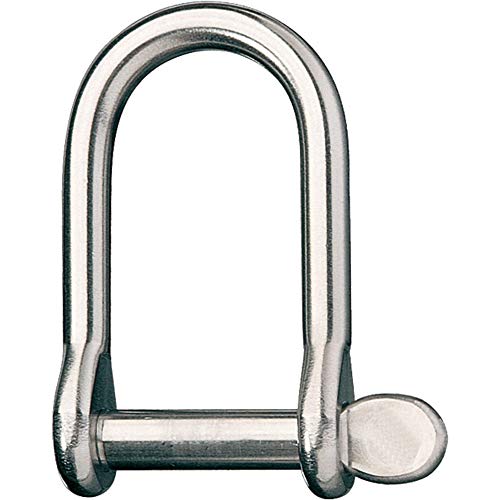 Ronstan RF1852 Ronstan Wide Dee Shackle 3/16" Pin 1 3/32"l X 25/32"w