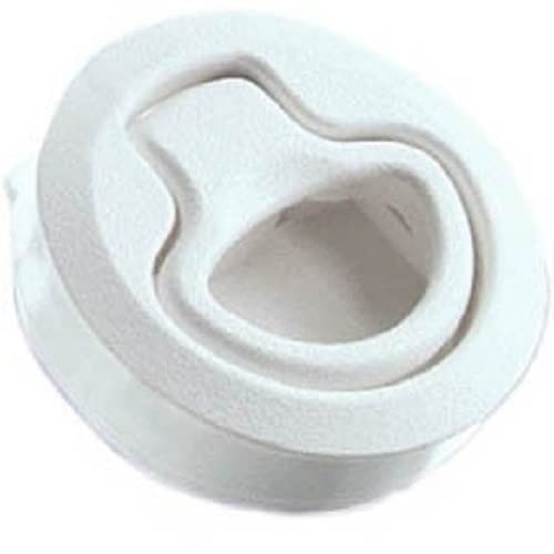 Southco M1-63-1 Flush Pull Latch Non-Locking White Plastic