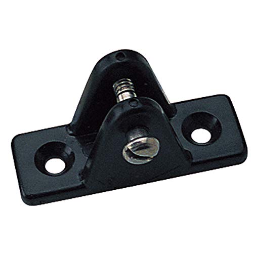 Sea-Dog Line 273200-1 Nylon Deck Hinge, Black, Top Mount for Bimini Tops