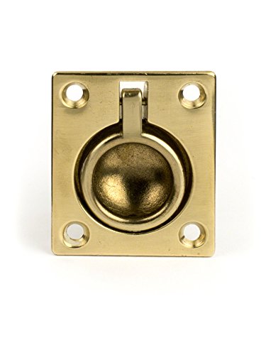 Whitecap Industries 3360BC Nylon Flush Pull Small Black 2-1/4"