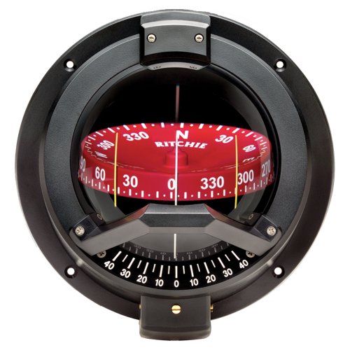 Ritchie Navigation BN-202 Navigator Compass Bulkhead Mount 4.5" CombiDial with Inclinometer