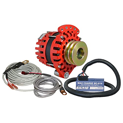 Balmar XT-SF-170-DV-KIT 170 Amp Alternator Charging Kit Single Foot Dual Vee Pulley 12V