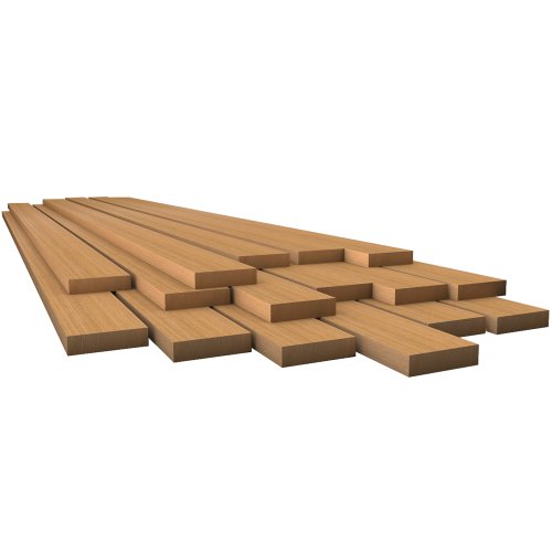 Whitecap Industries 60812 Teak Lumber 1/2" x 1-3/4" x 36"
