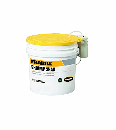 Frabill 14261 Shrimp Shak Insulated Bait Bucket with Aerator 4.25 Gallon