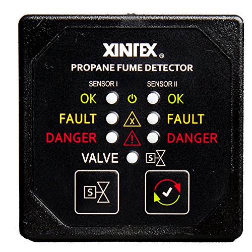 Fireboy P-2BNV-R Xintex P-2bnv-R Propane Fume Detector, 2-Channel, Sensors