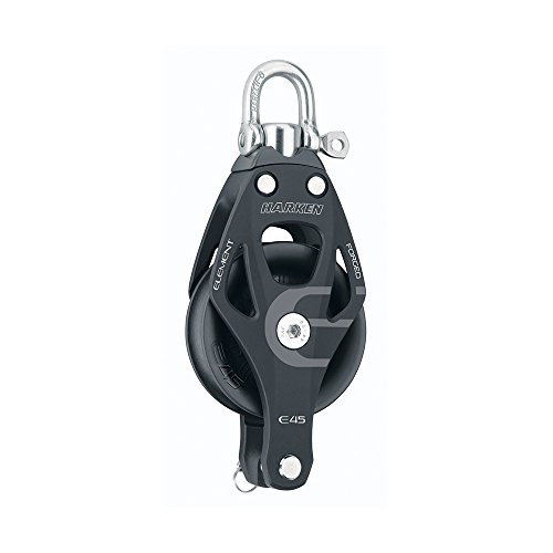 Harken 6231 45mm Element Single Block with Becket Swivel Locking Shackle