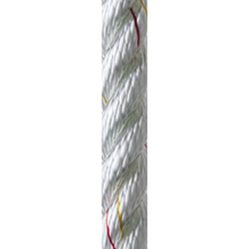 New England Ropes C6050-12-00015 3/8" x 15' Nylon 3-Strand Dock Line White