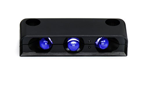 Innovative Lighting 003-4000-7 3 LED Surface Mount Step Light Red with Black Case