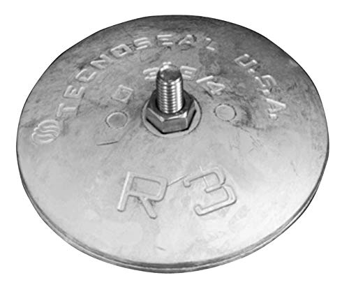Tecnoseal R3AL Aluminum Rudder Anode 3-3/4" Diameter