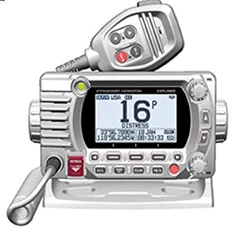 Standard Horizon GX1850W Explorer VHF Marine Radio with NMEA2000, 25W, White