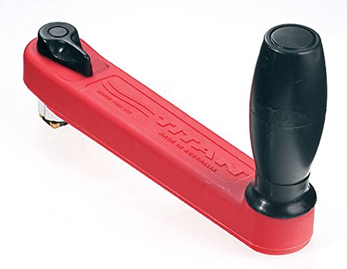 Lewmar 29145311 Red Titan Locking Winch Handle 10 Inch