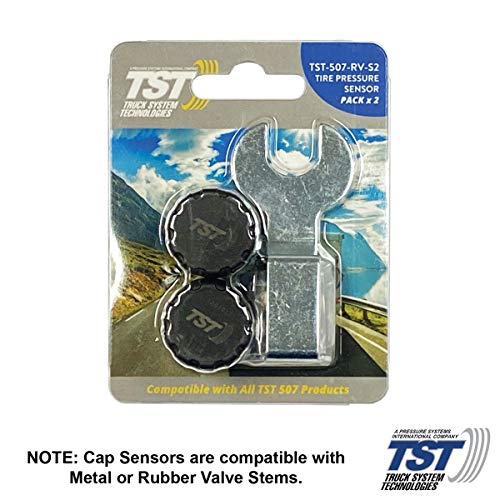 Truck System Technologies TST507RVS2 507 Series TPMS Cap Sensors 2-Pack