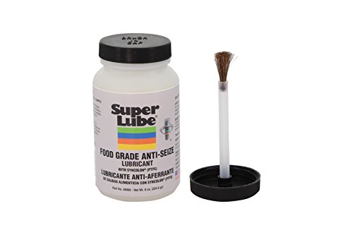 Super Lube 48008 Food Grade Anti-Seize with Syncolon PTFE 8oz Brush Bottle
