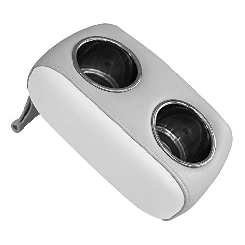 Wise Seating 3059-1882 Portable Stainless Steel Double Drink Holder Marble White