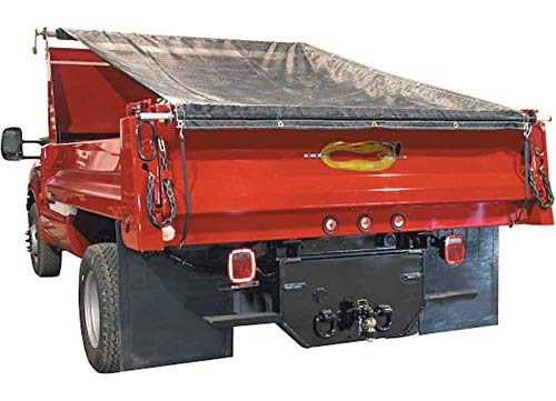 Buyers DTR7015 Manual Tarp Roller Kit with 7ft x 15ft Vinyl Mesh Tarp for Dump Trucks