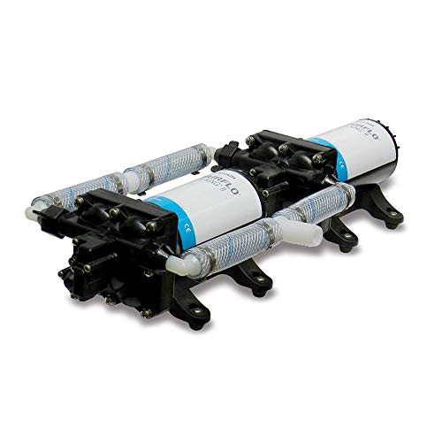 Shurflo 4558-163-E75 High Flow Dual Pump System 24V 10 GPM 55 PSI
