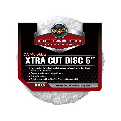 Meguiars DMX5 Dual Action Xtra Cut 5-Inch Microfiber Polishing Disc