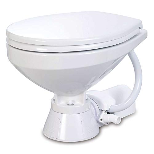Jabsco 37010-4192 Electric Marine Toilet Regular Bowl 12V Soft Close