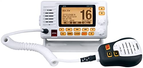 Uniden UM725G Fixed Mount Marine VHF Radio with Built-In GPS