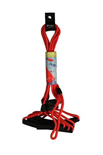 Gail Force FR110 Float Rope 35ft with 6 Foam Handles Red