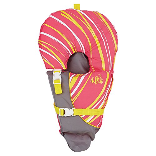 Kent Sporting Goods 104000-105-000-15 Full Throttle Baby-Safe Infant Life Vest Pink/Gray