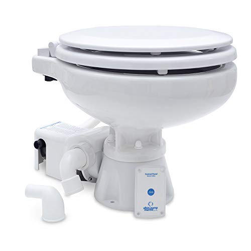 Albin 07-02-008 Marine Toilet Standard Electric EVO Compact 12V