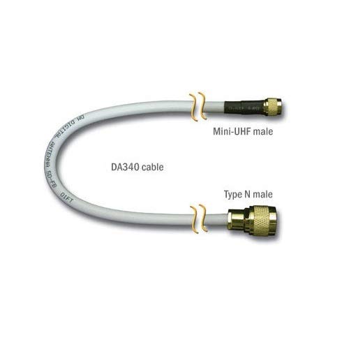 Digital Antenna 340-50NM 50' Low-Loss Coaxial Cable Type N Male to Mini-UHF Male
