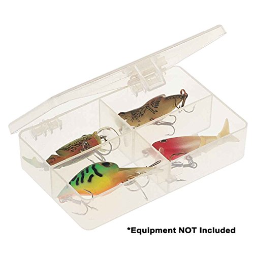 Plano 344840 Four Compartment Tackle Organizer Box Clear